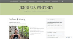 Desktop Screenshot of jwhitneyyoga.com